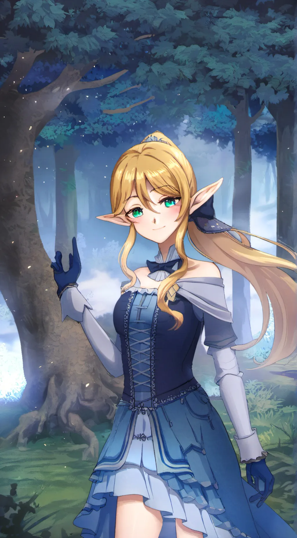 ai character: Freyja  background