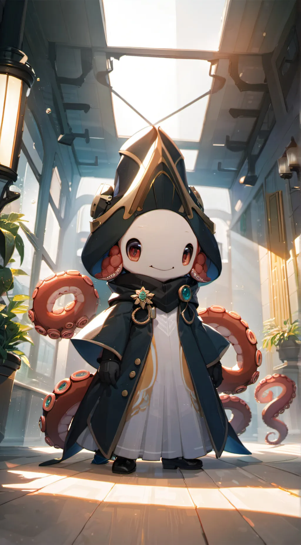 ai character: octee background