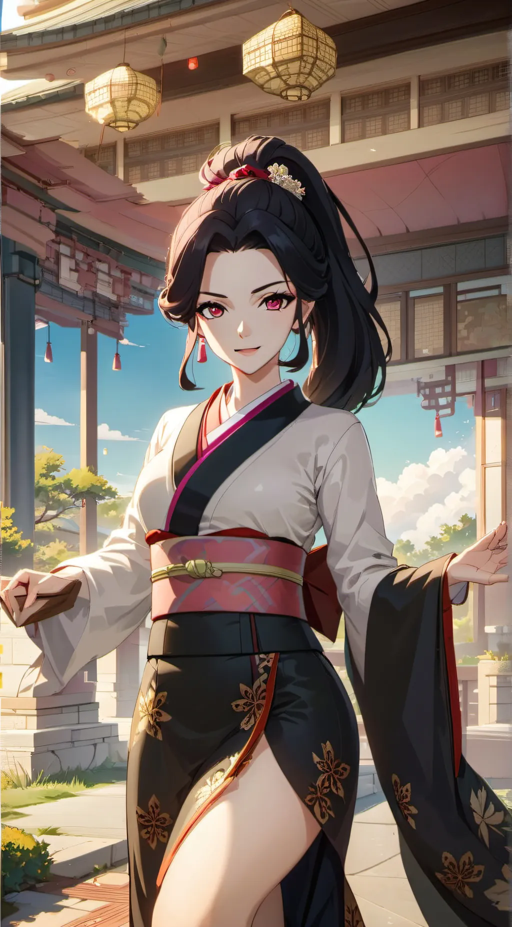ai character: Daki background