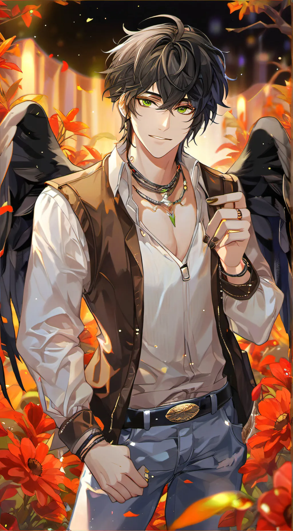 ai character: Jaxon  background