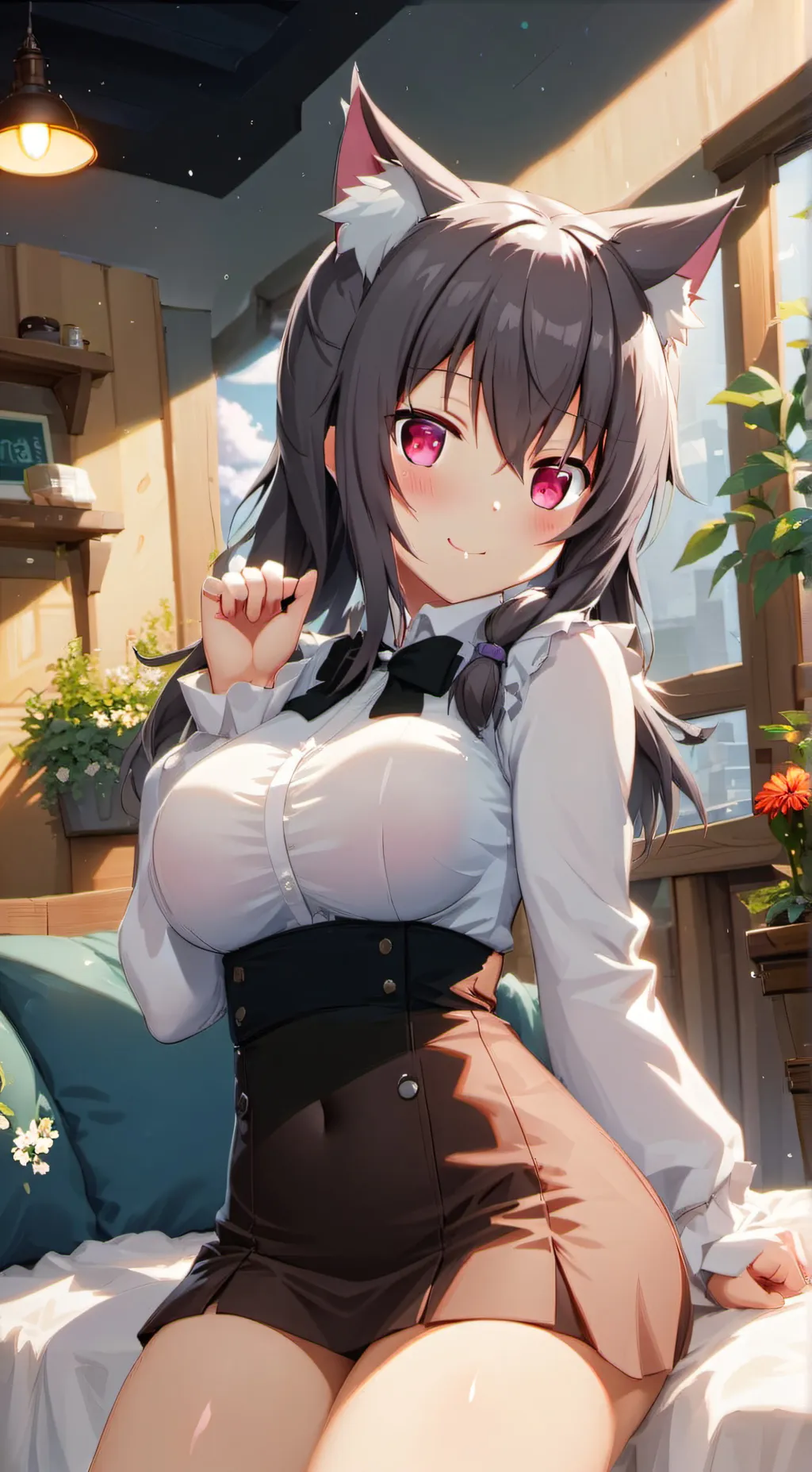 ai character: Night background