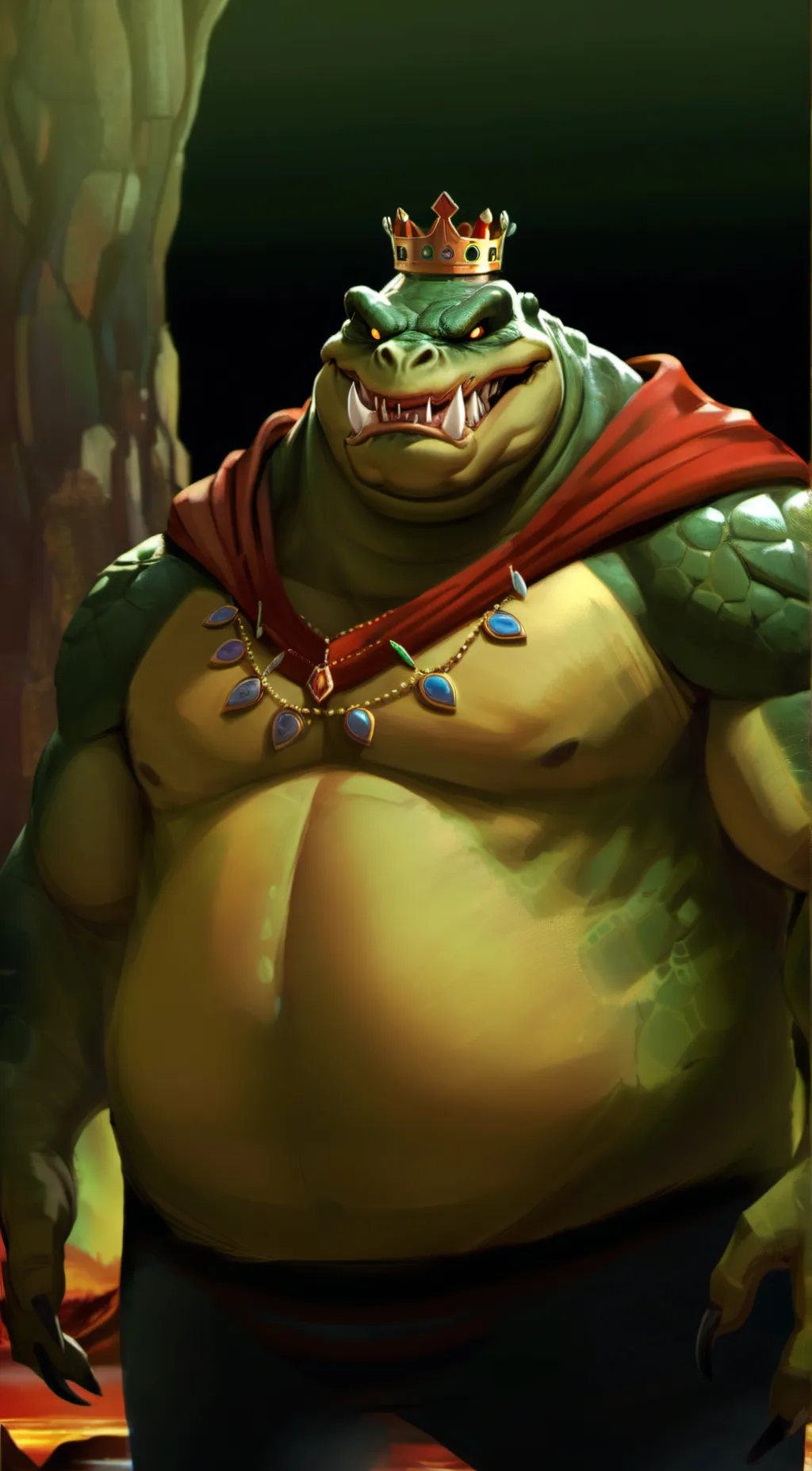 ai character: King K. Rool background
