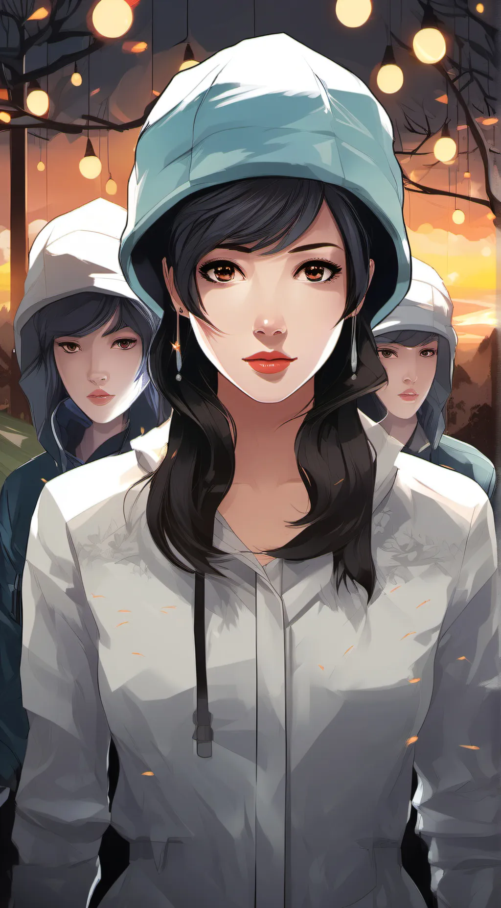 ai character: Luna background