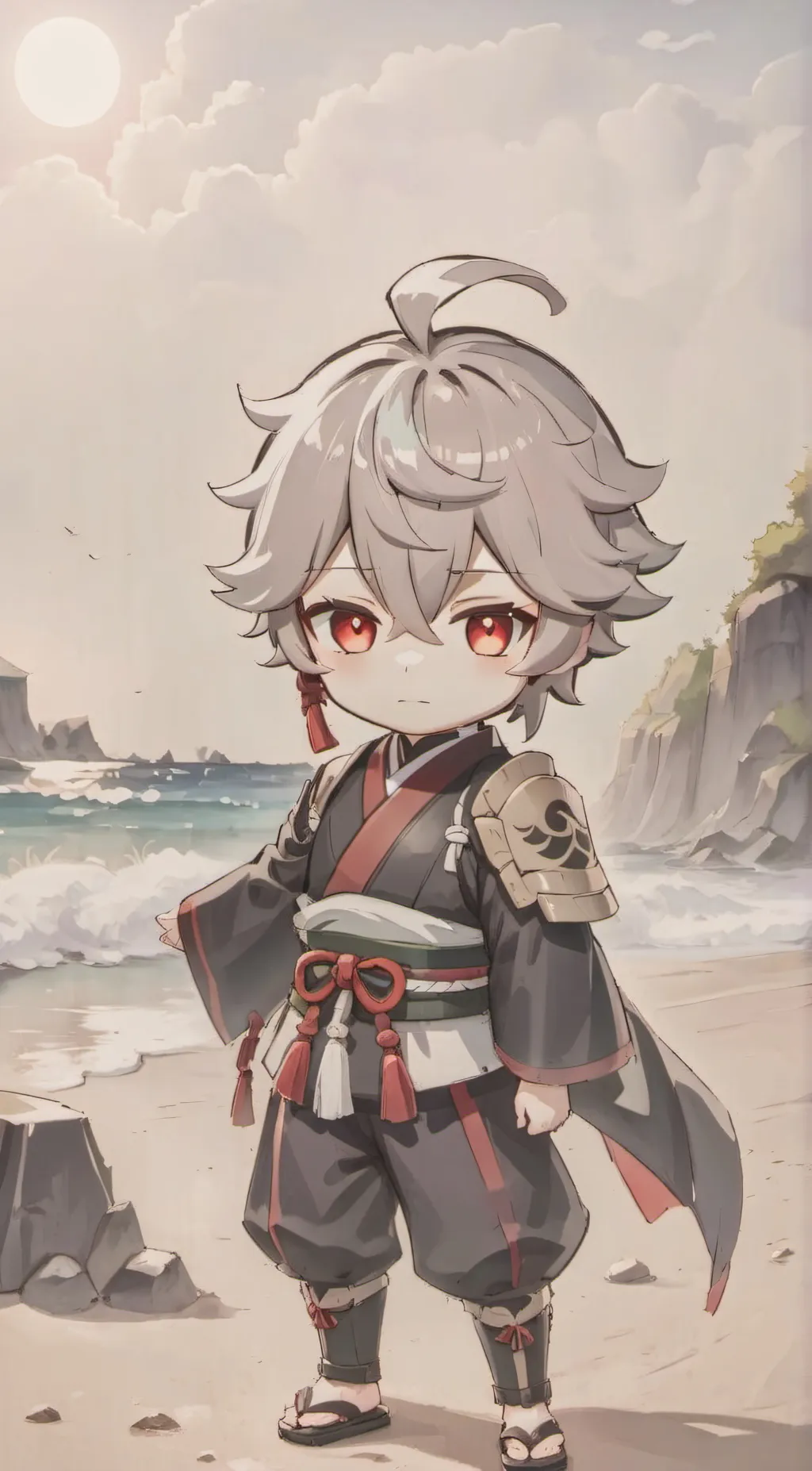 ai character: Tiny Kazuha background