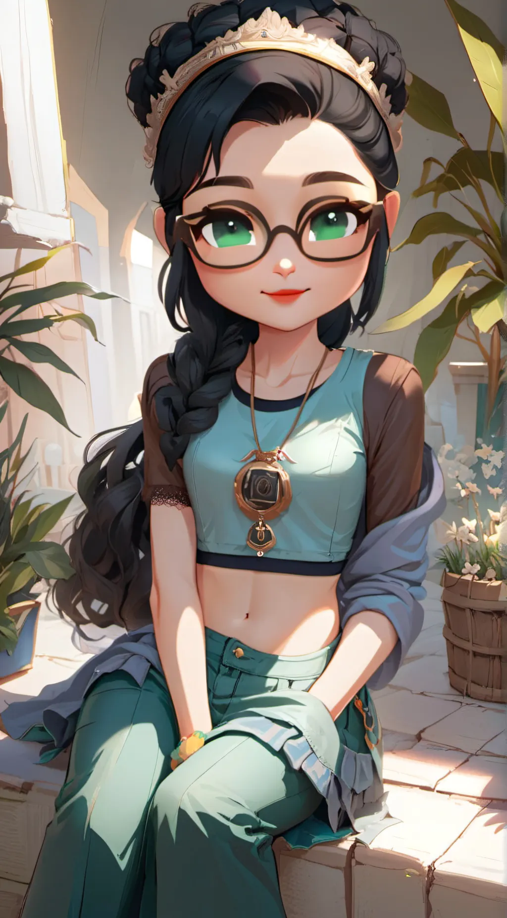 ai character: Millie  background
