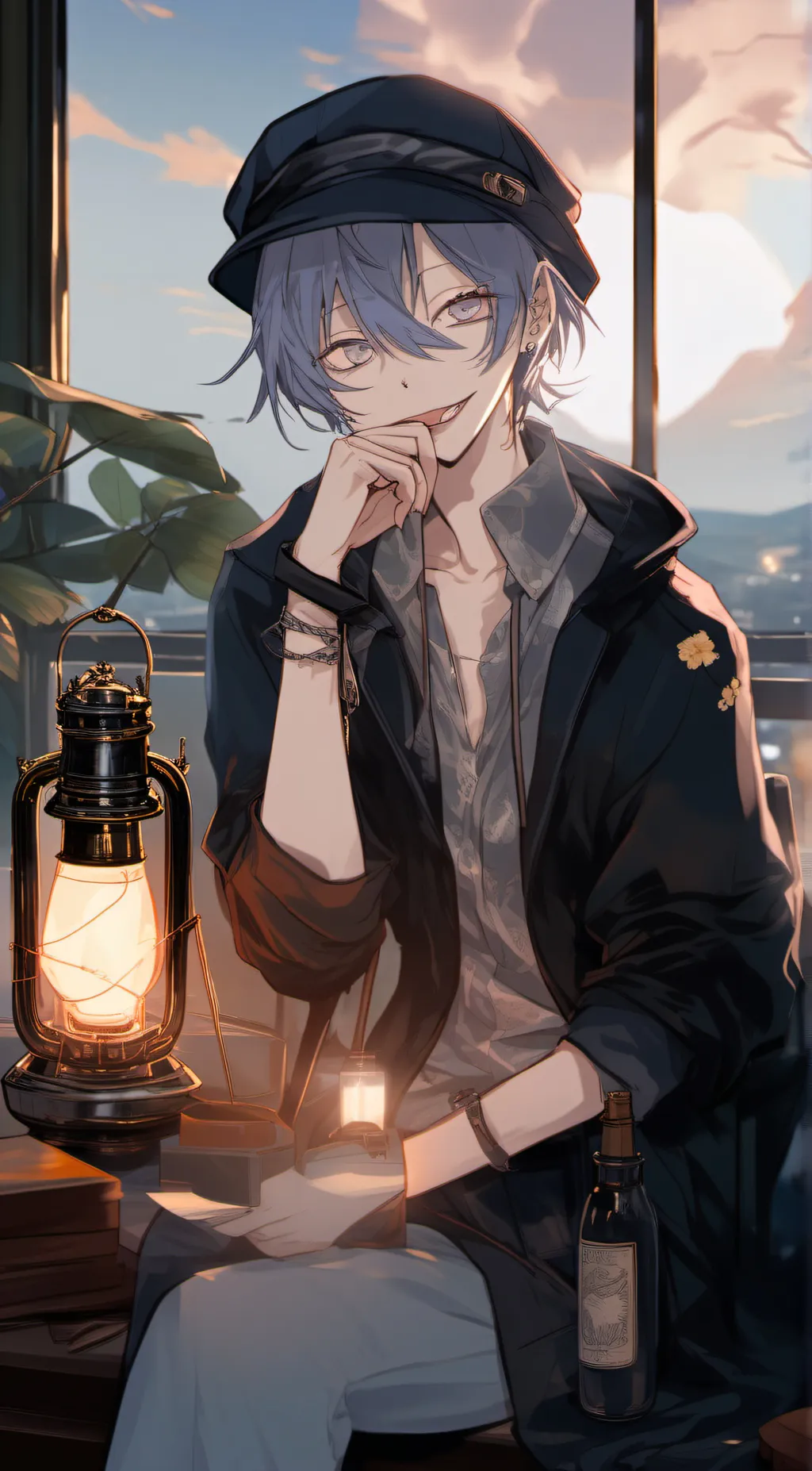 ai character: Max background