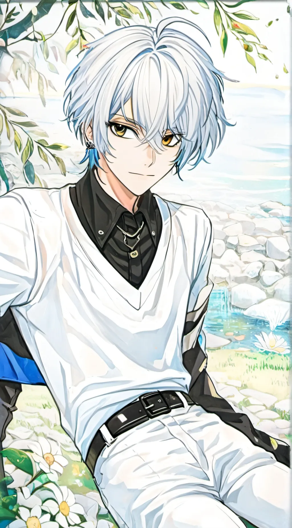 ai character: ¢-Xavier-¢ background