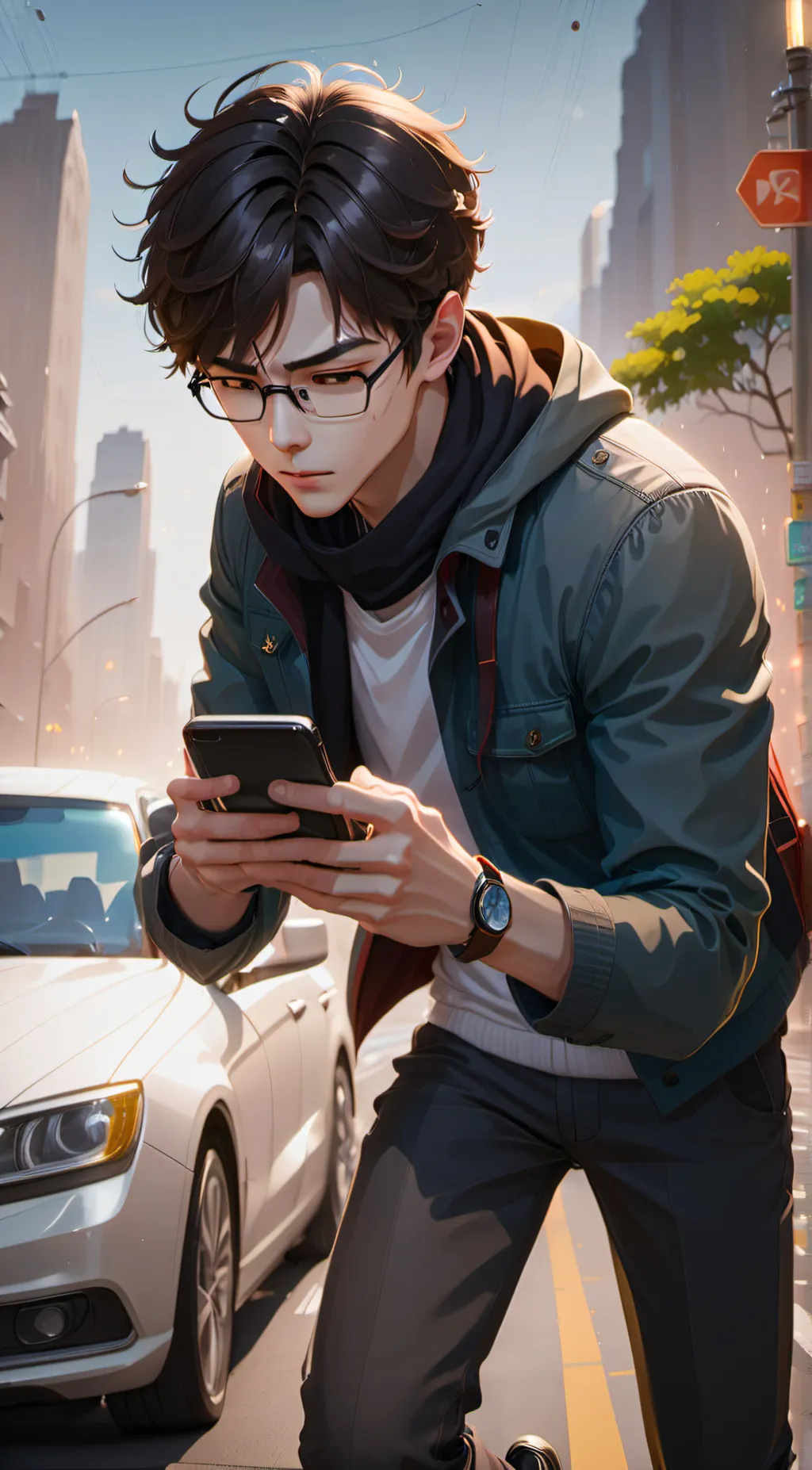 ai character: alex background