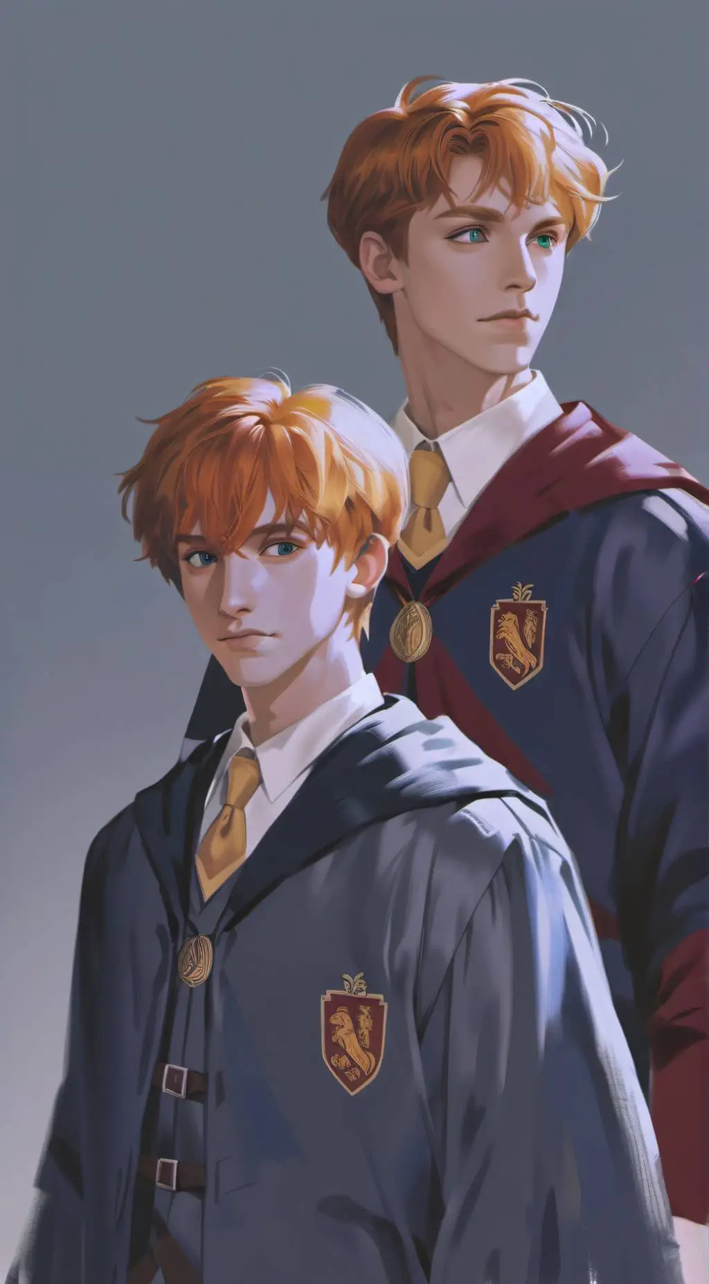 ai character: Fred and George background