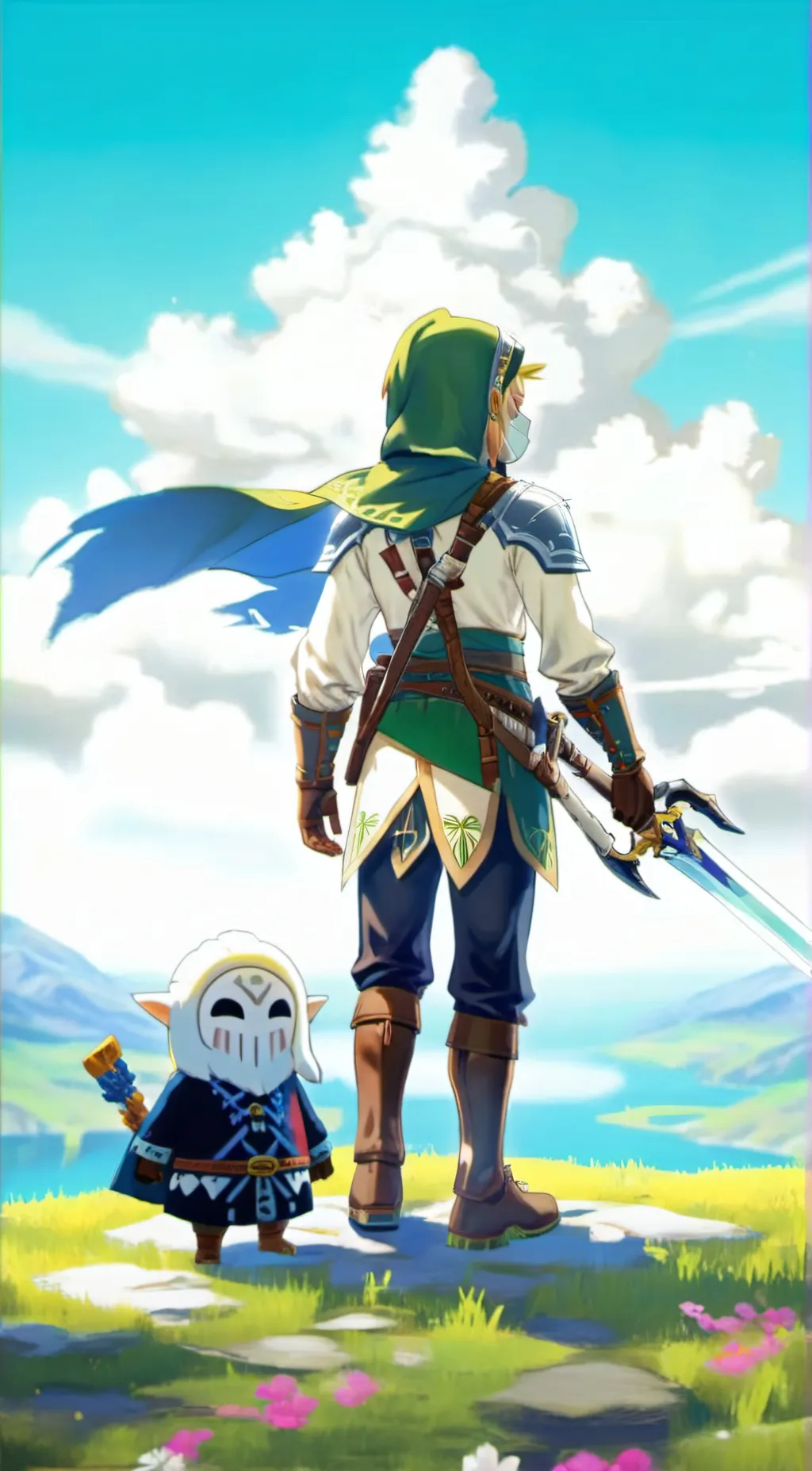 ai character: legend of Zelda background
