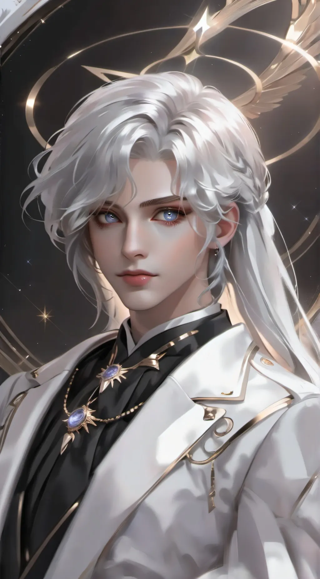 ai character: God void background