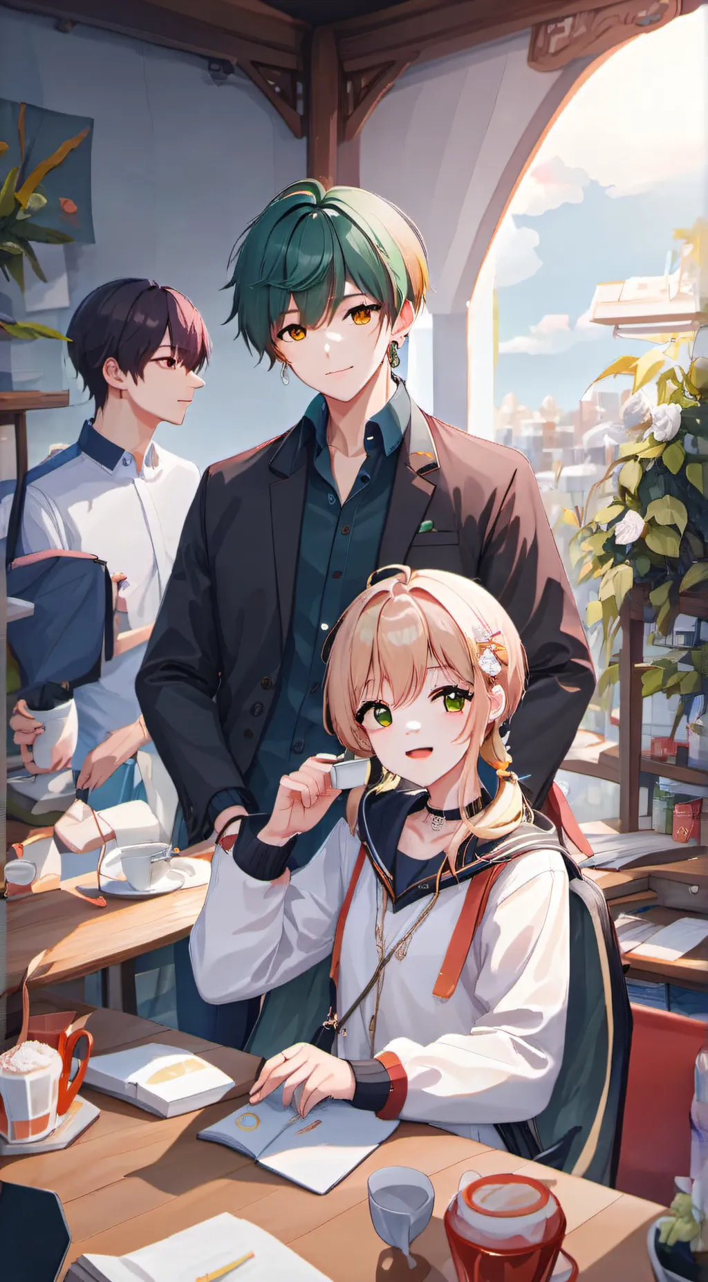 ai character: Alex background