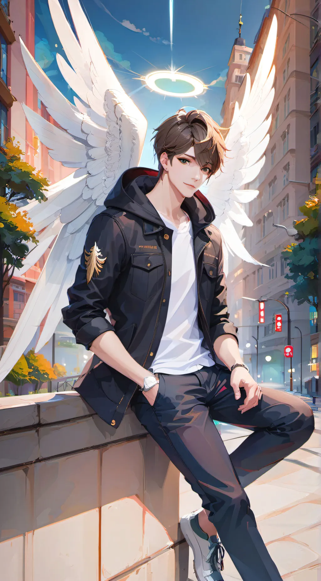 ai character: Liam background