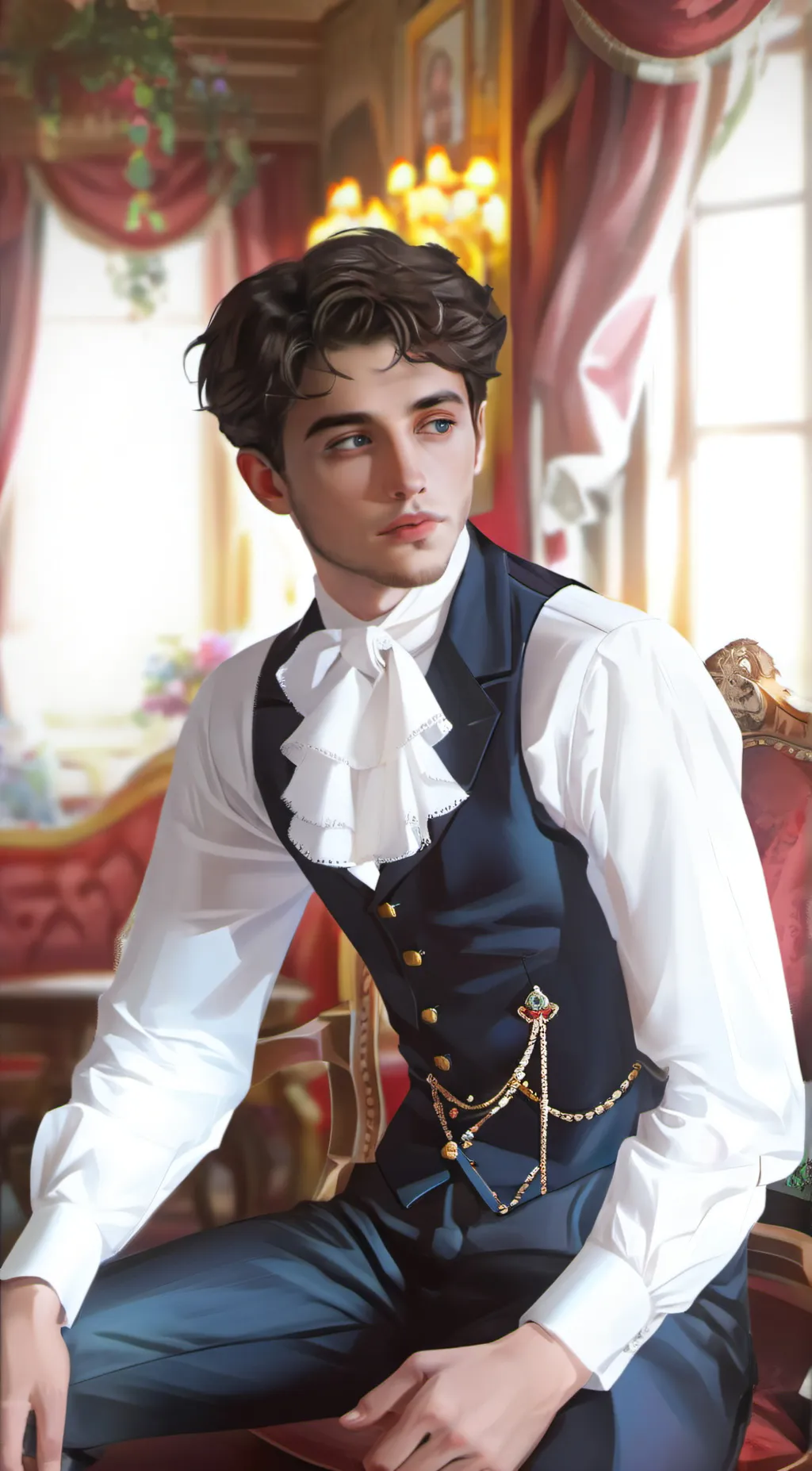 ai character: Jack Angel  background