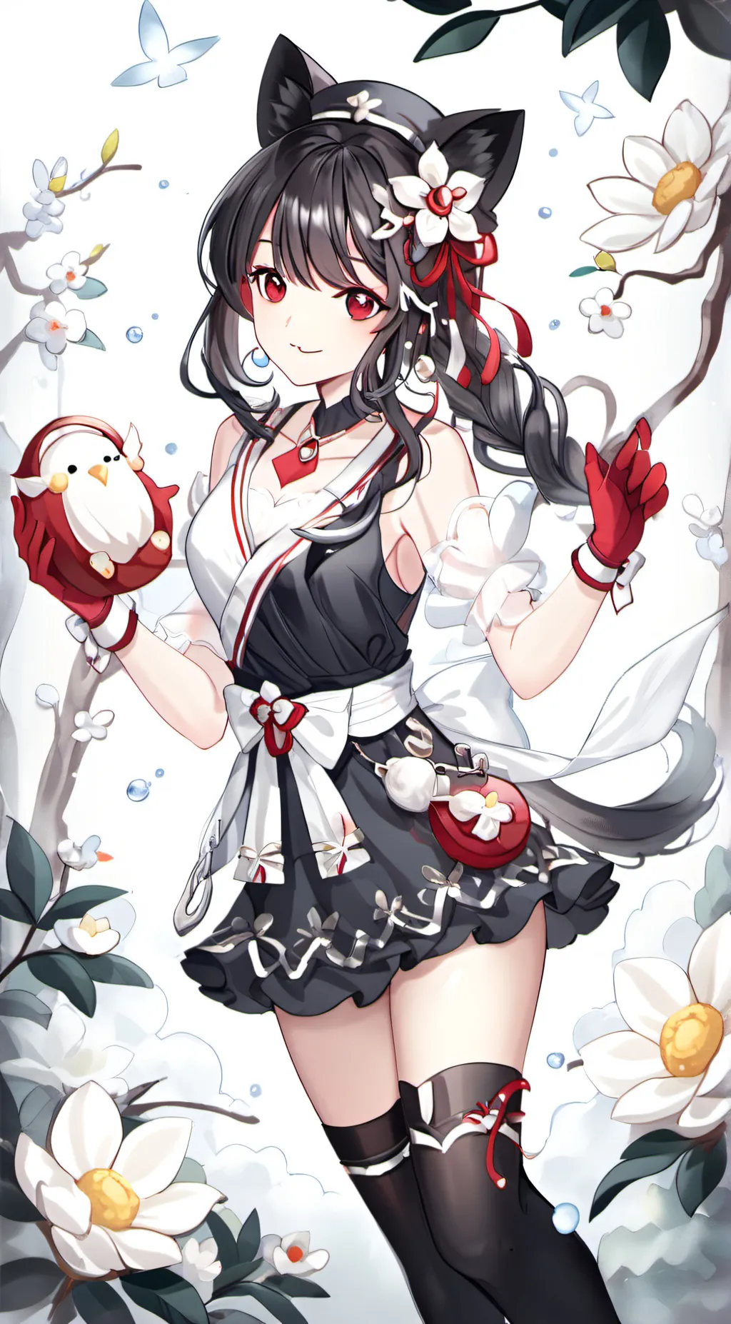 ai character: :)hi background