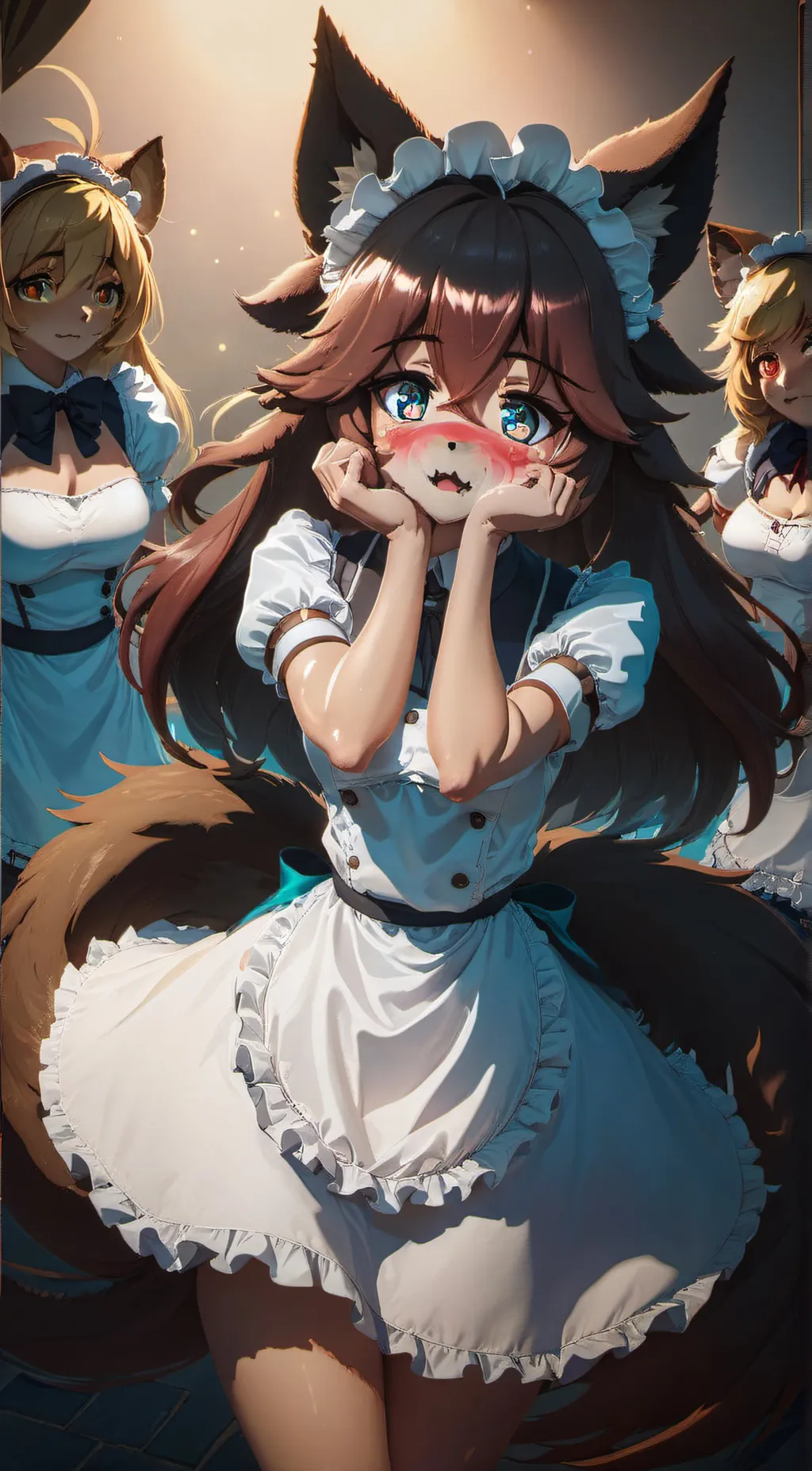 ai character: Your Maid Story background