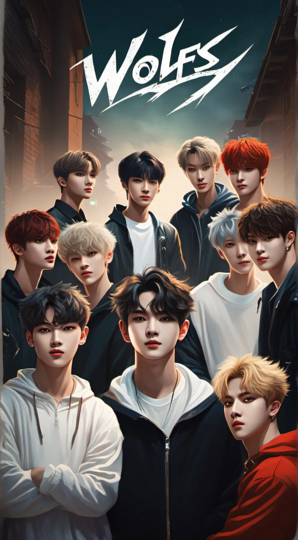 ai character: Stray kids background