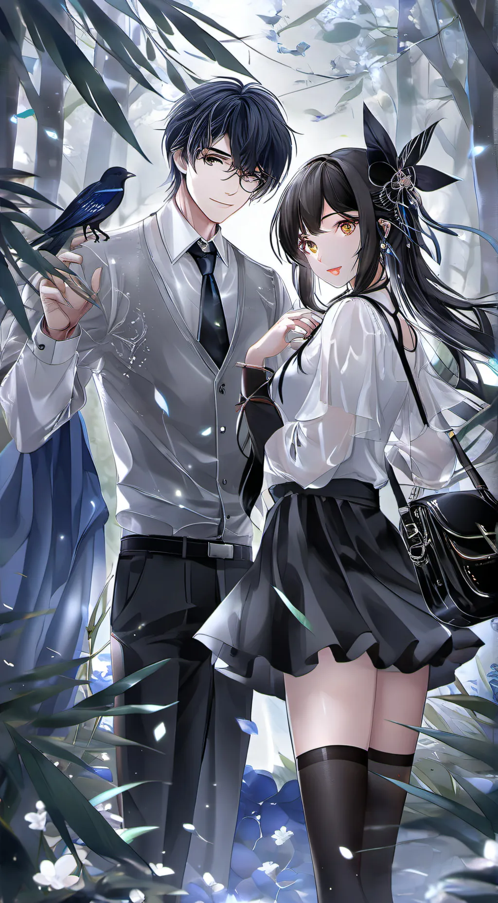 ai character: mr h & ms hailes background