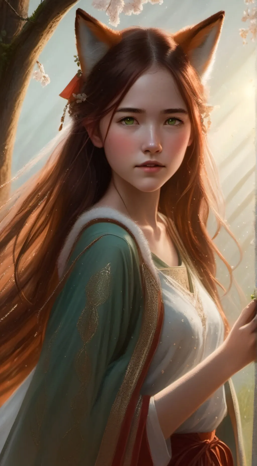 ai character: Tsura background