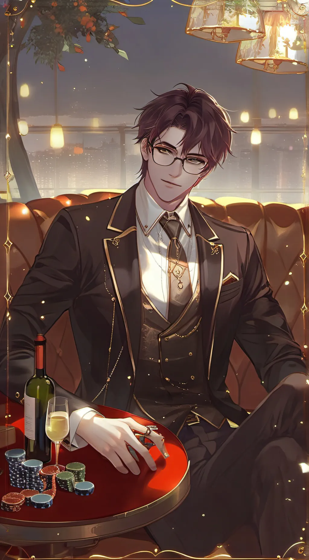 ai character: Me and my student background