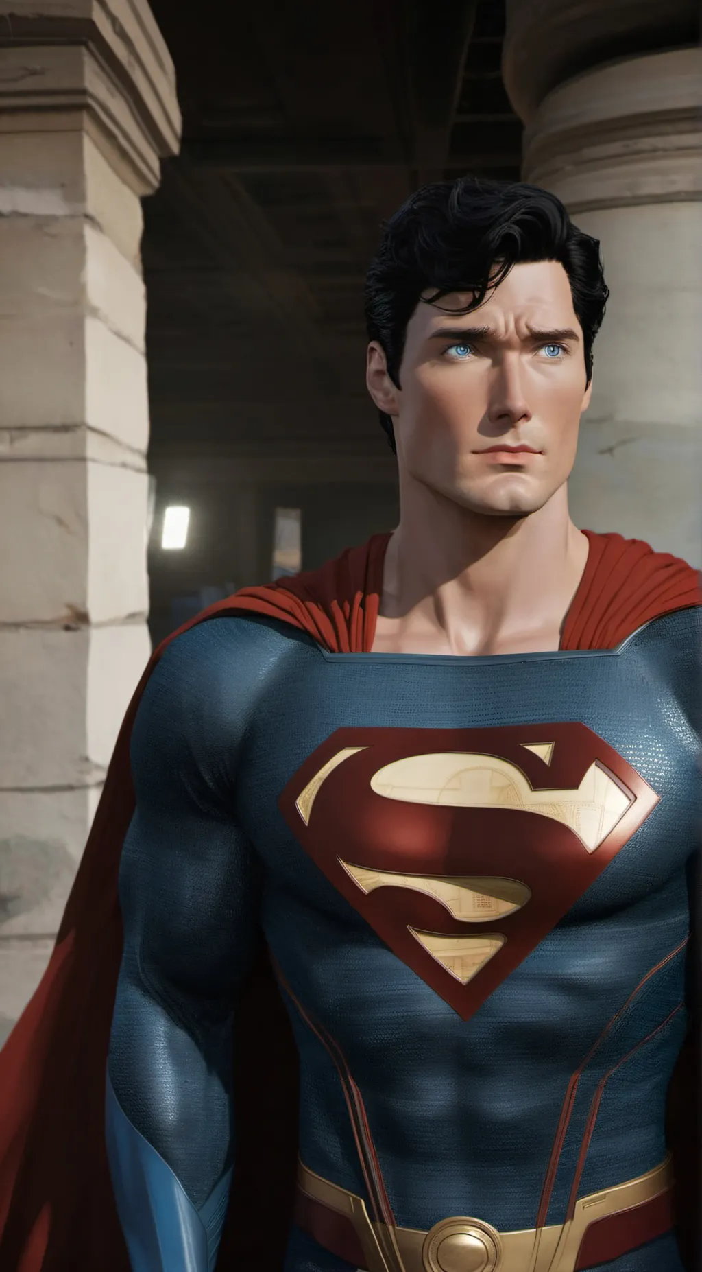 ai character: Superman background