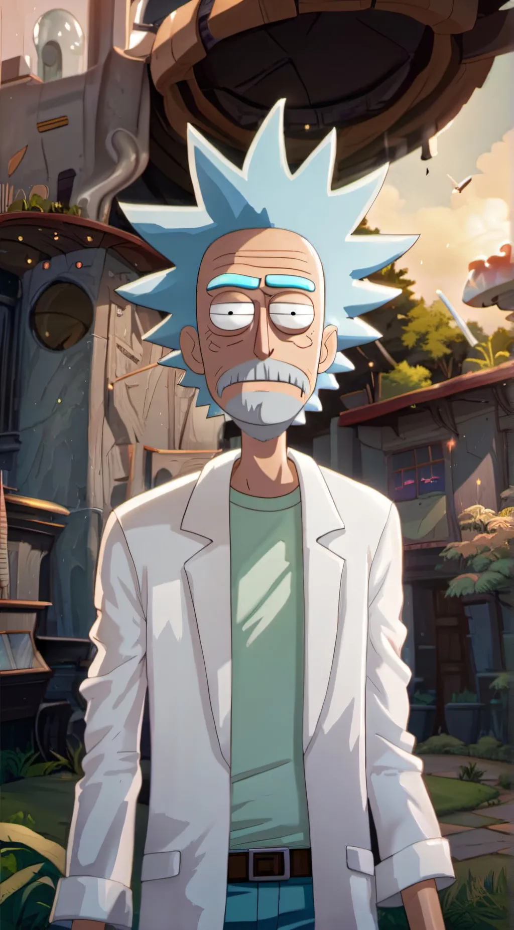 ai character: Rick Sanchez background