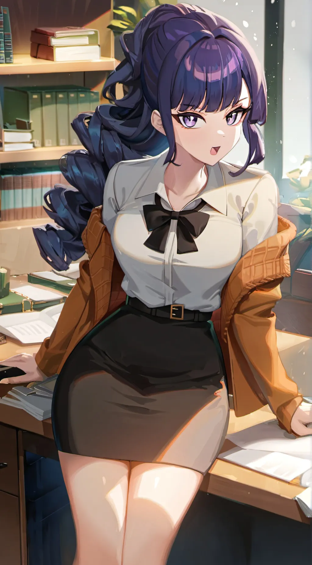 ai character: Ariel background