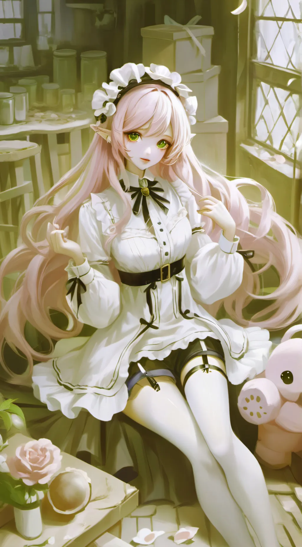 ai character: Mommy long legs  background