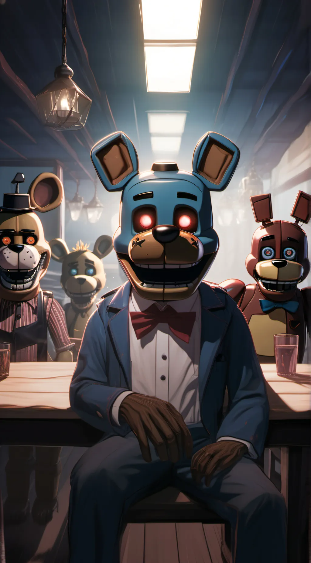 ai character: Fnaf background