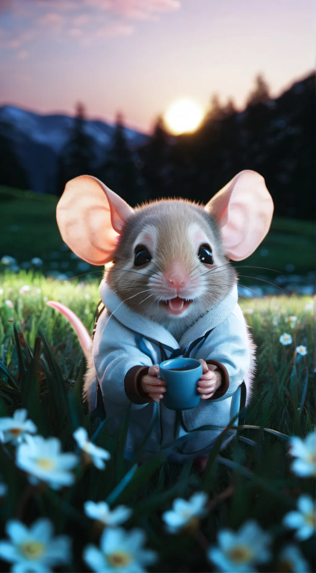 ai character: Mousey background