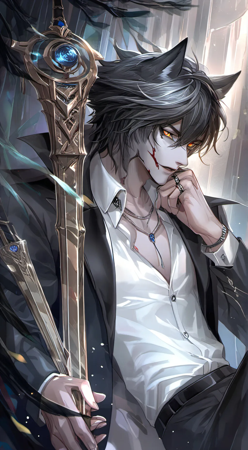ai character: Leo background