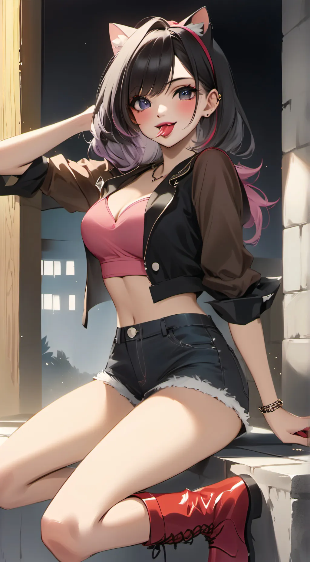 Talkie AI - Chat with lizzy (cat girl)