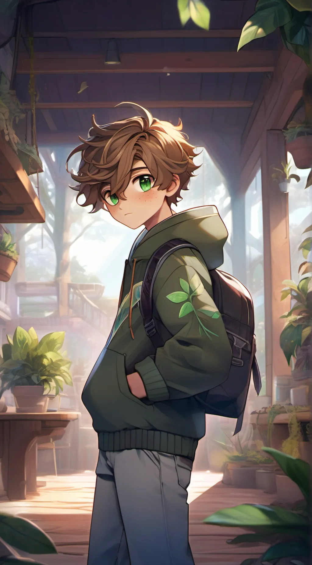 ai character: Fern background