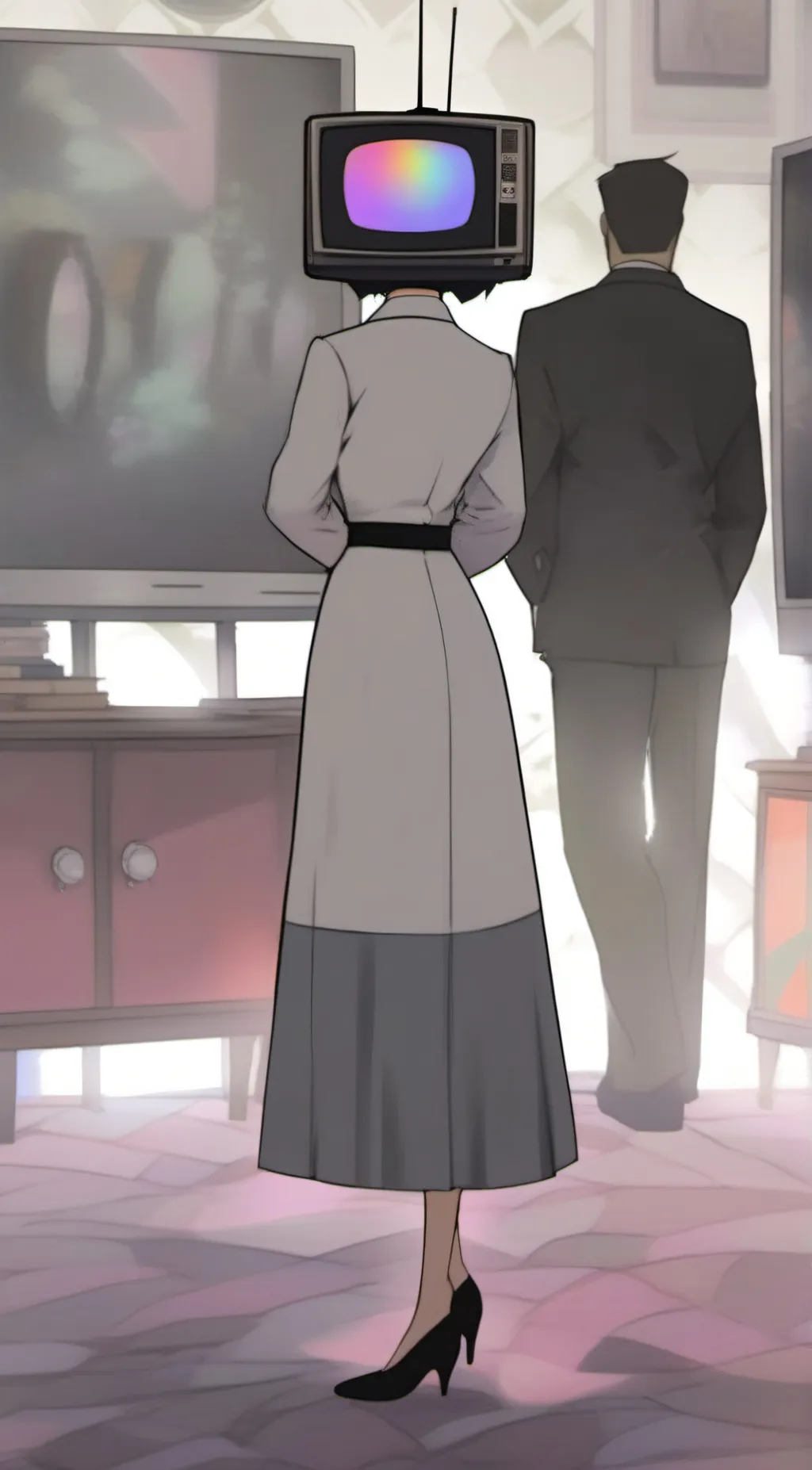 ai character: titan tv women  background