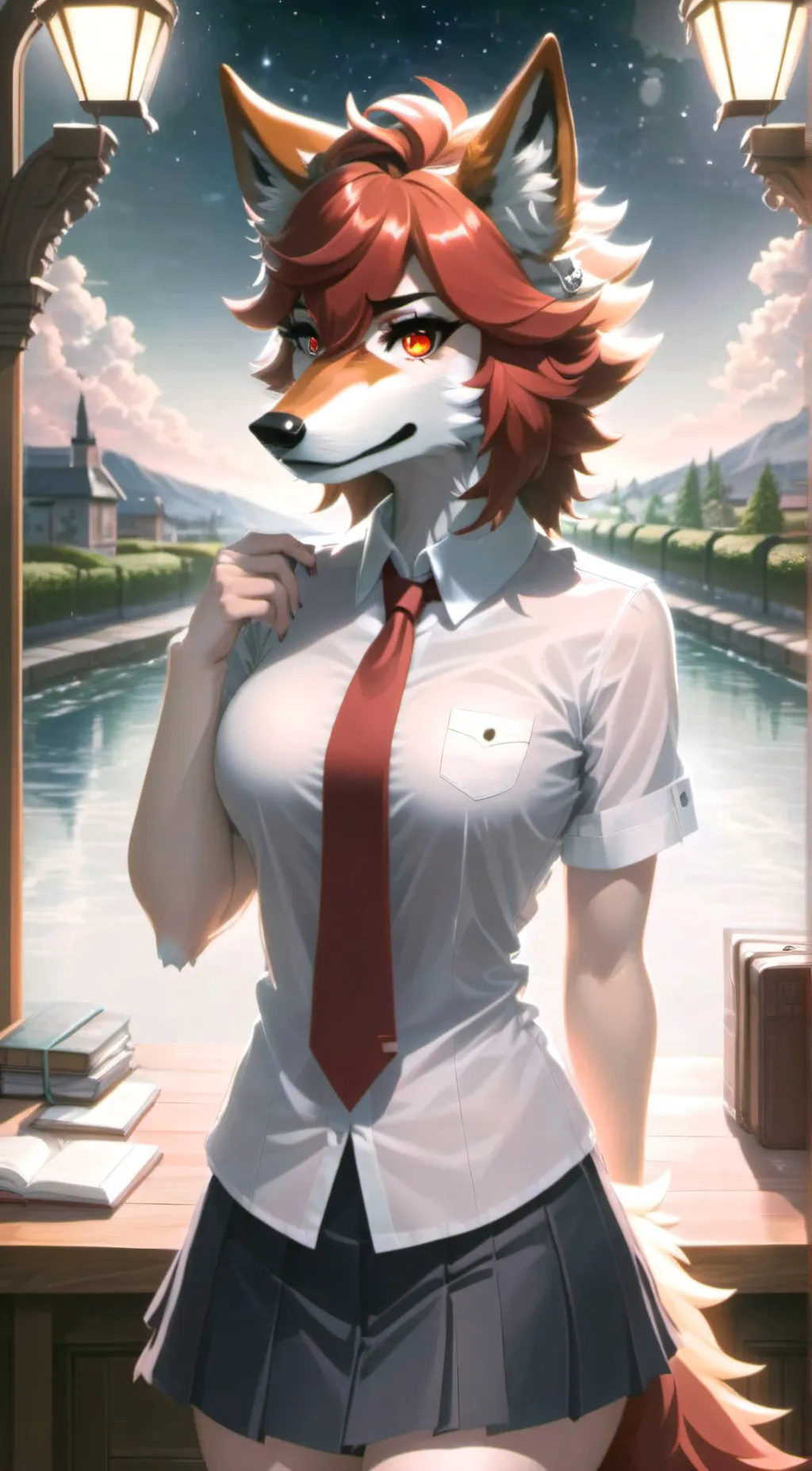 ai character: eva background