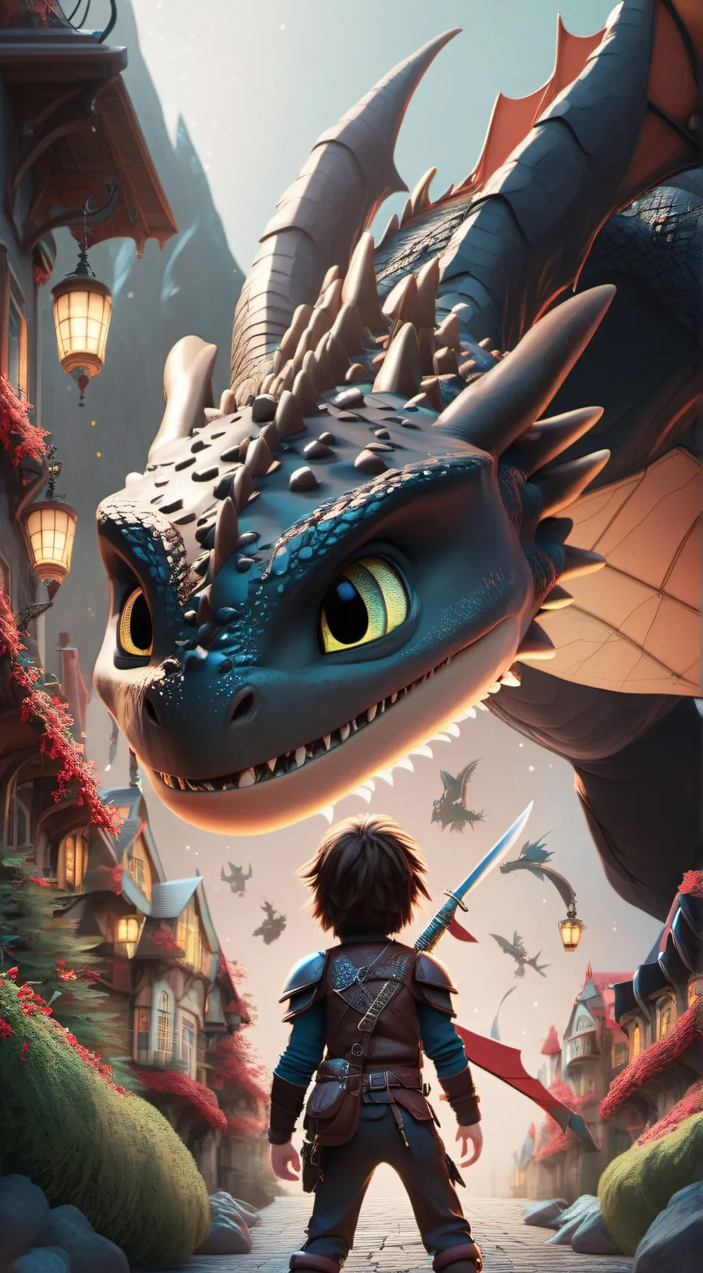 ai character: httyd background