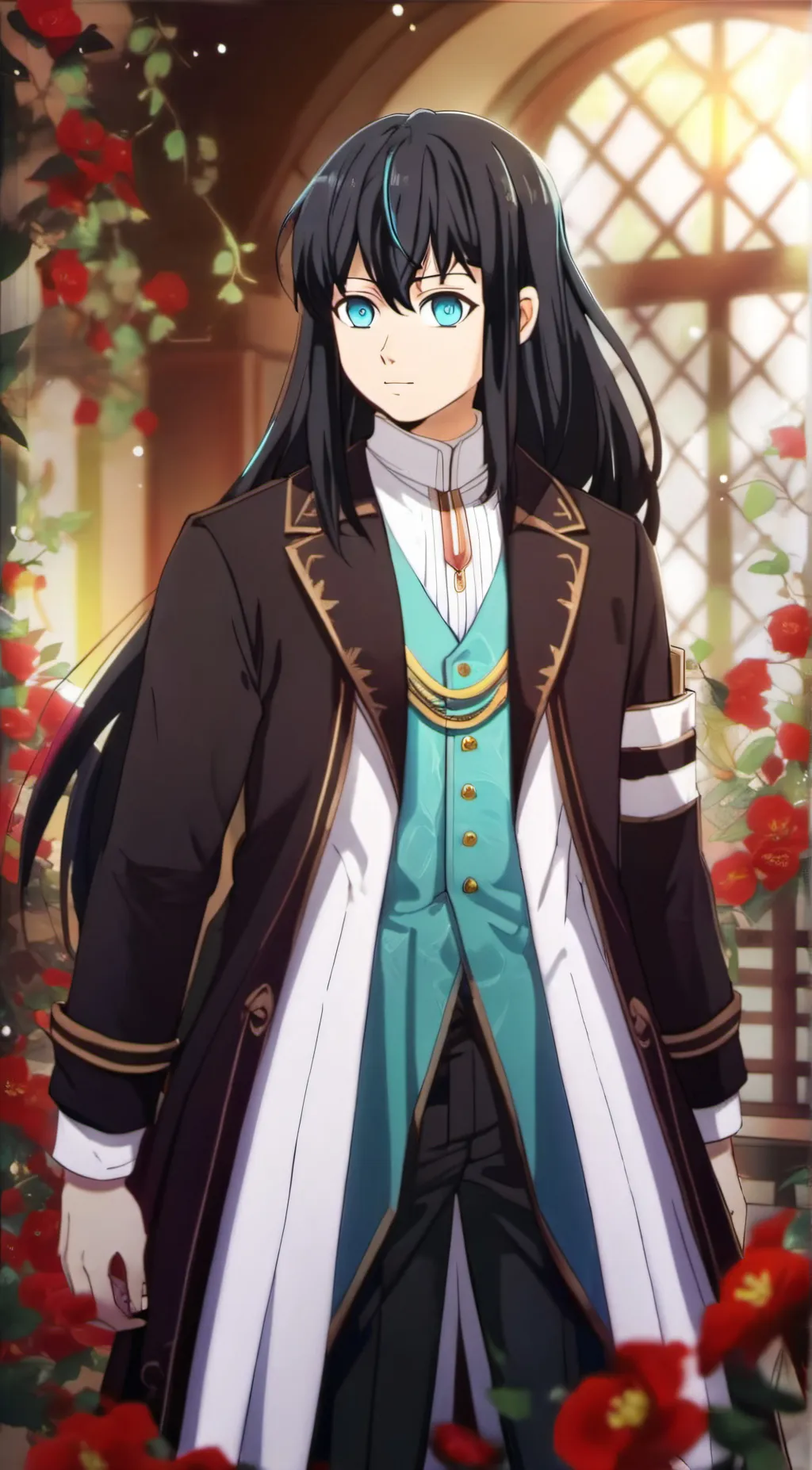 ai character: Muichiro Tokito  background