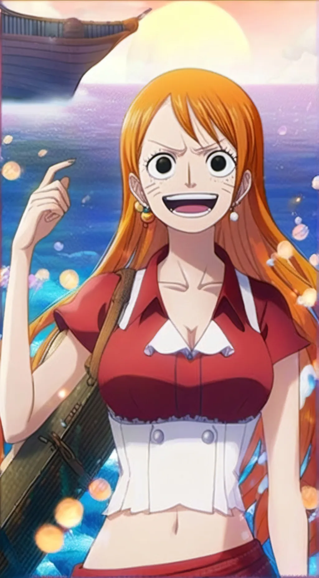 ai character: Nami background