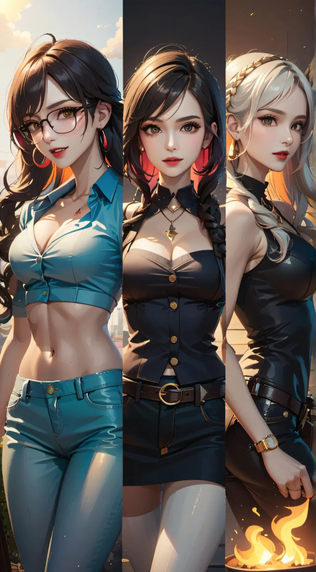 ai character: Tiffany tina ava background