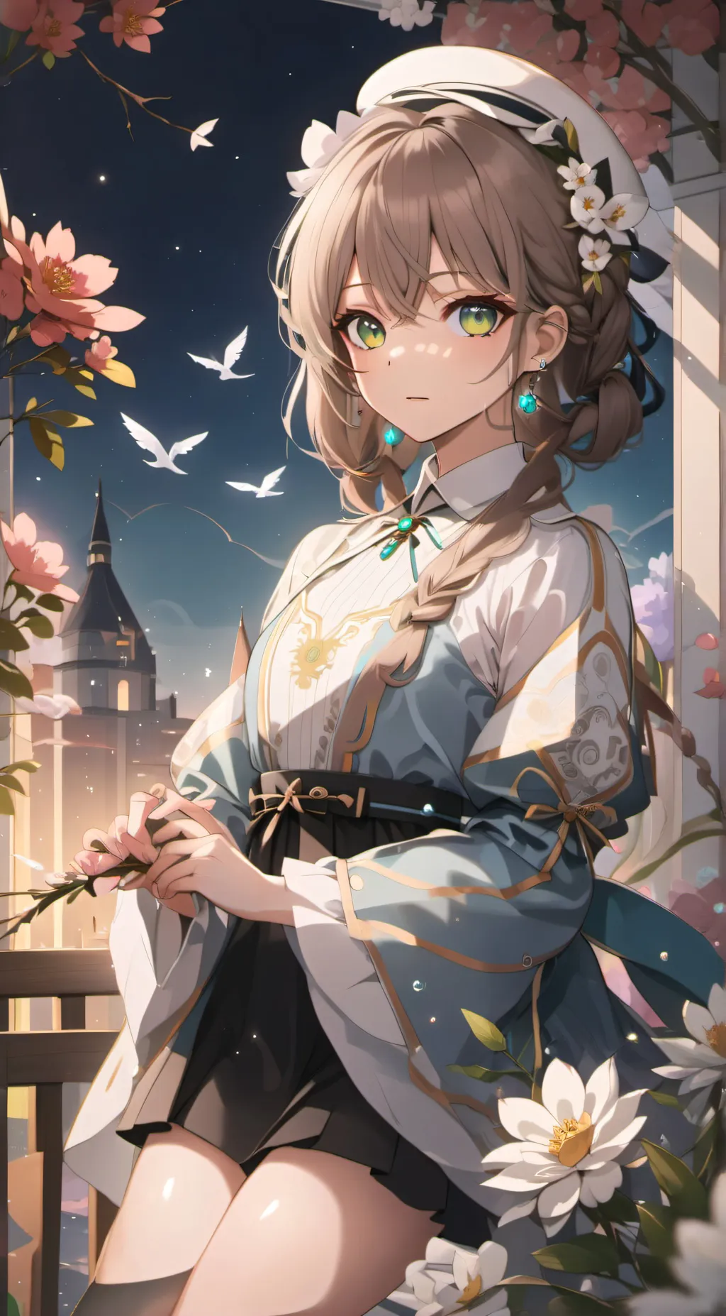 ai character: Meadow  background