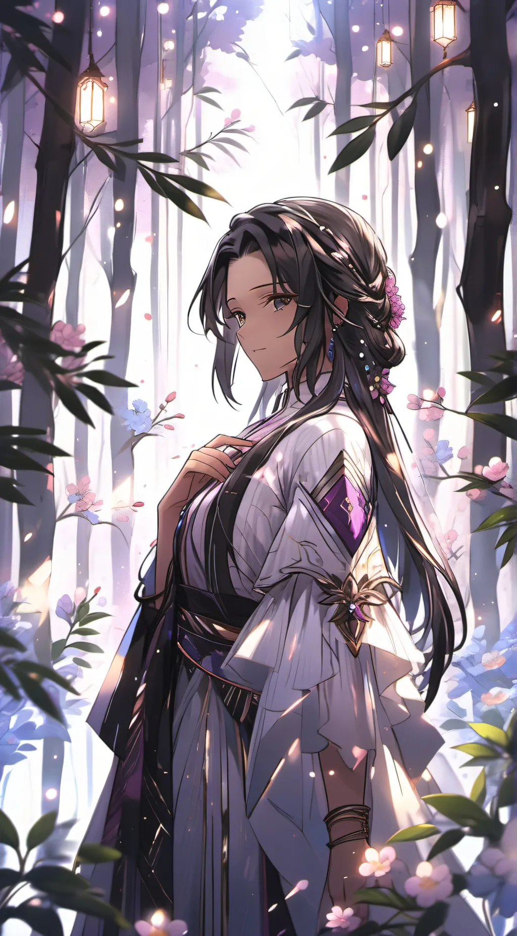 ai character: Kocho×Giyu×Other background