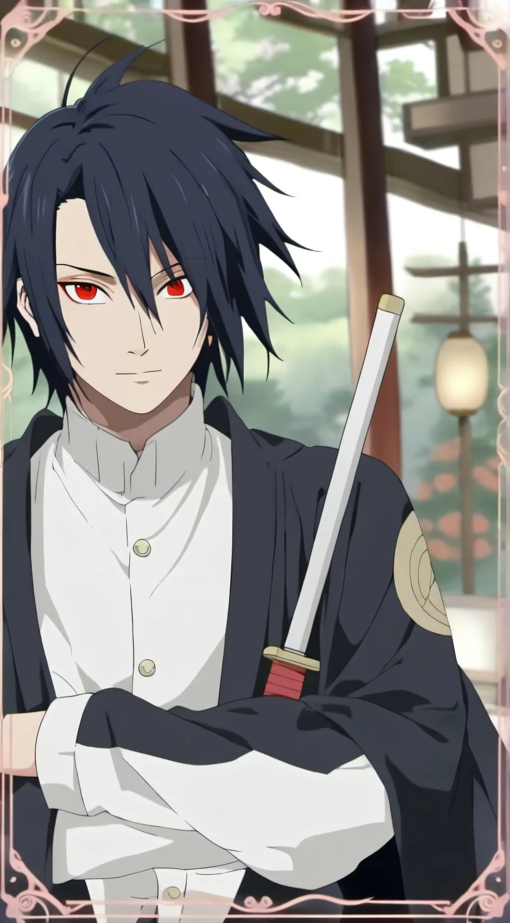ai character: sasuke uchiha background
