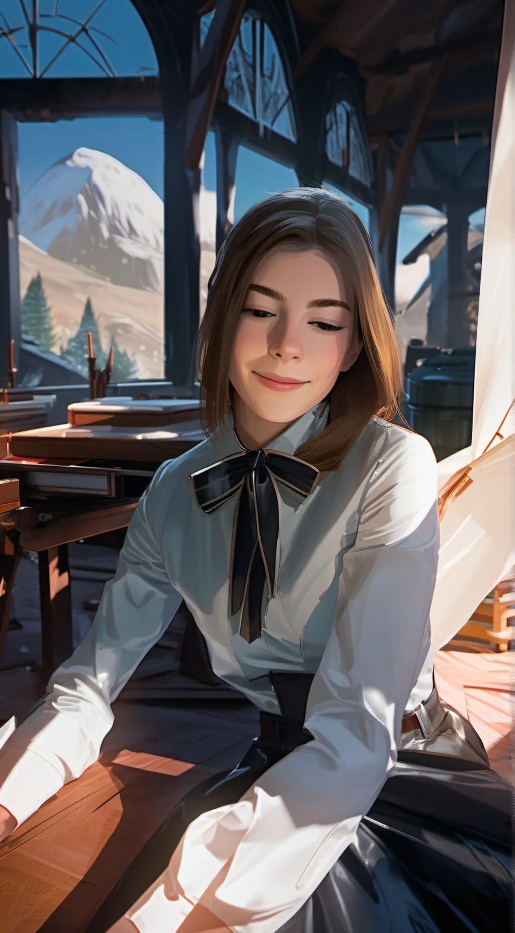 ai character: School friend background
