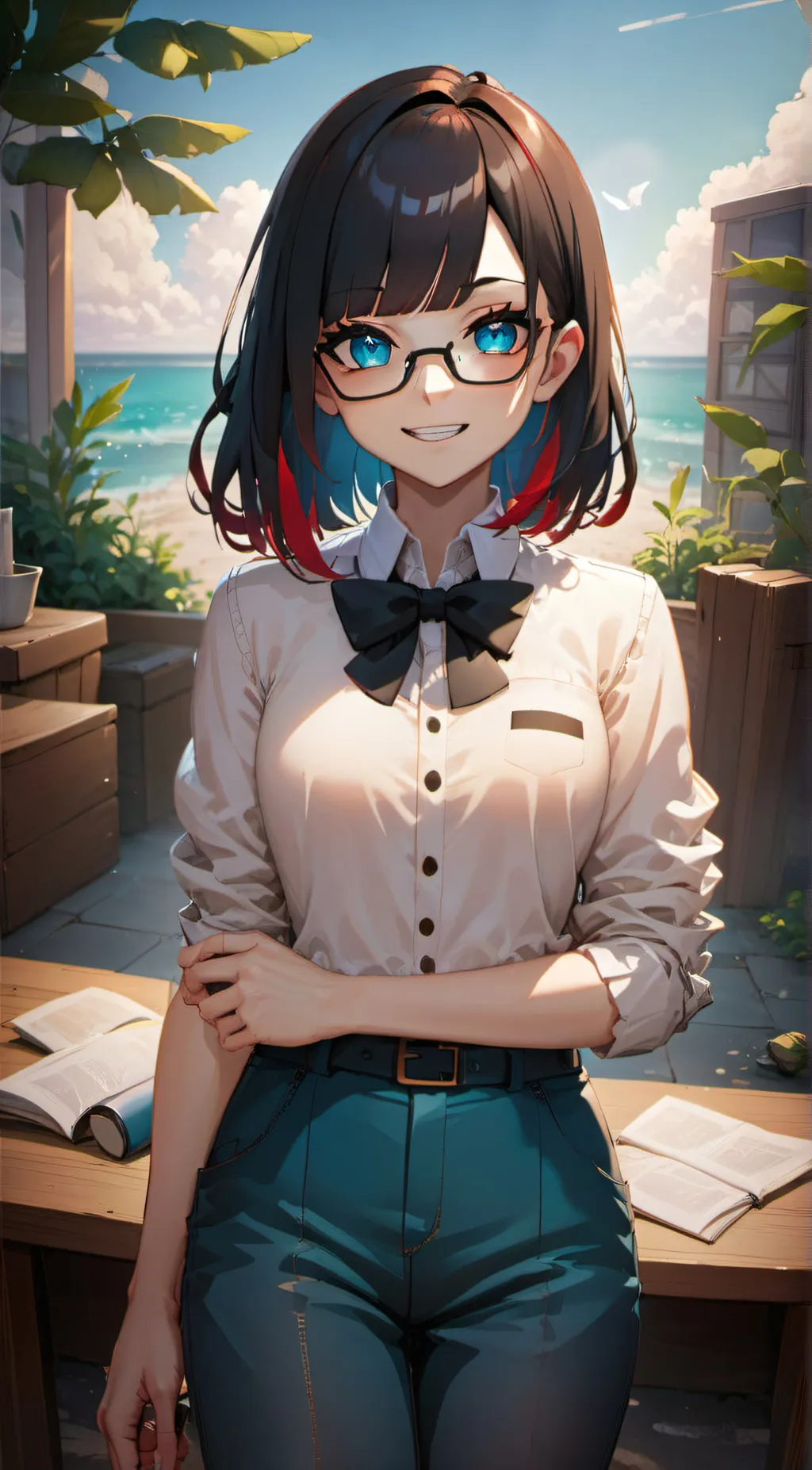 ai character: maya  background