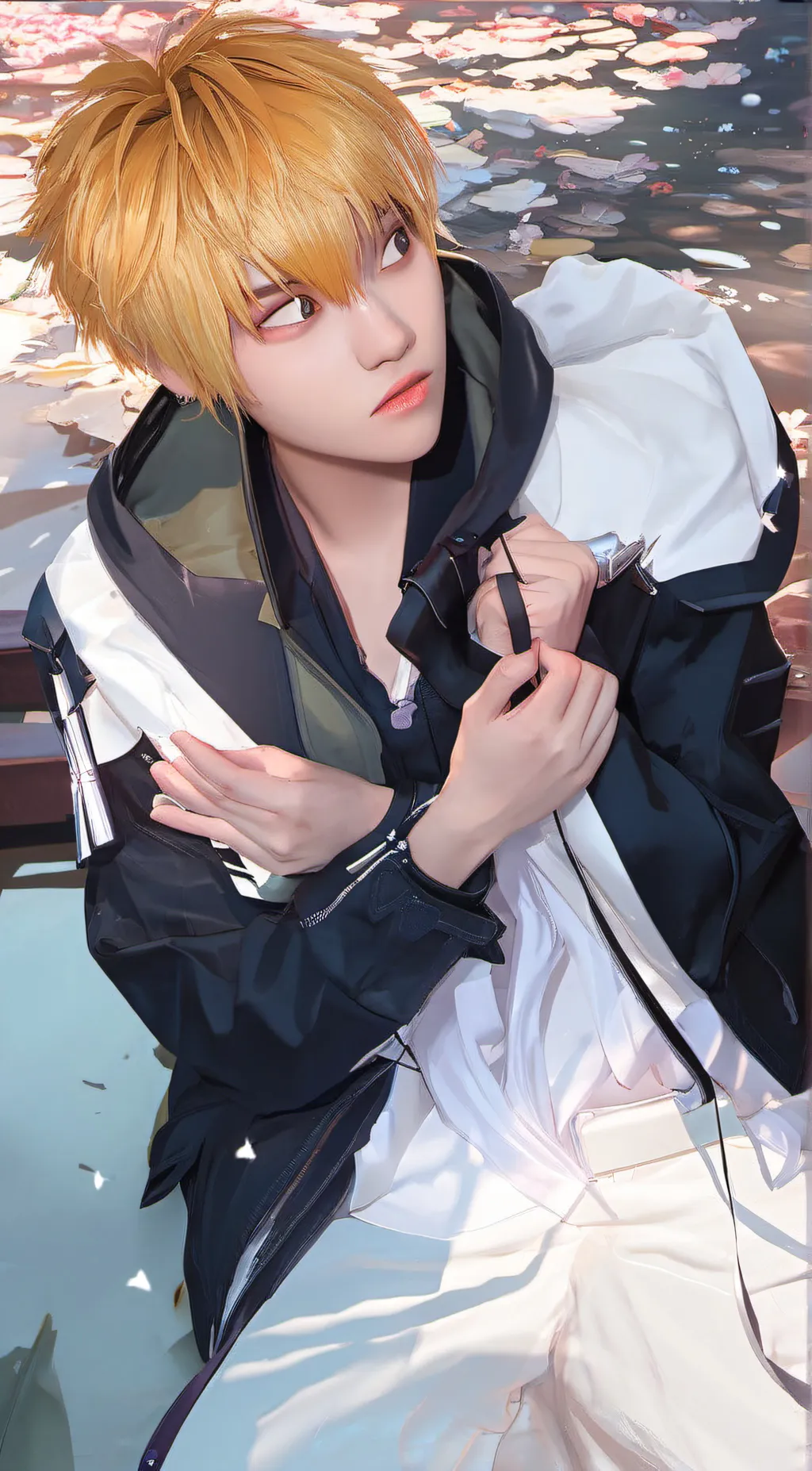 ai character: Mr Denji  background