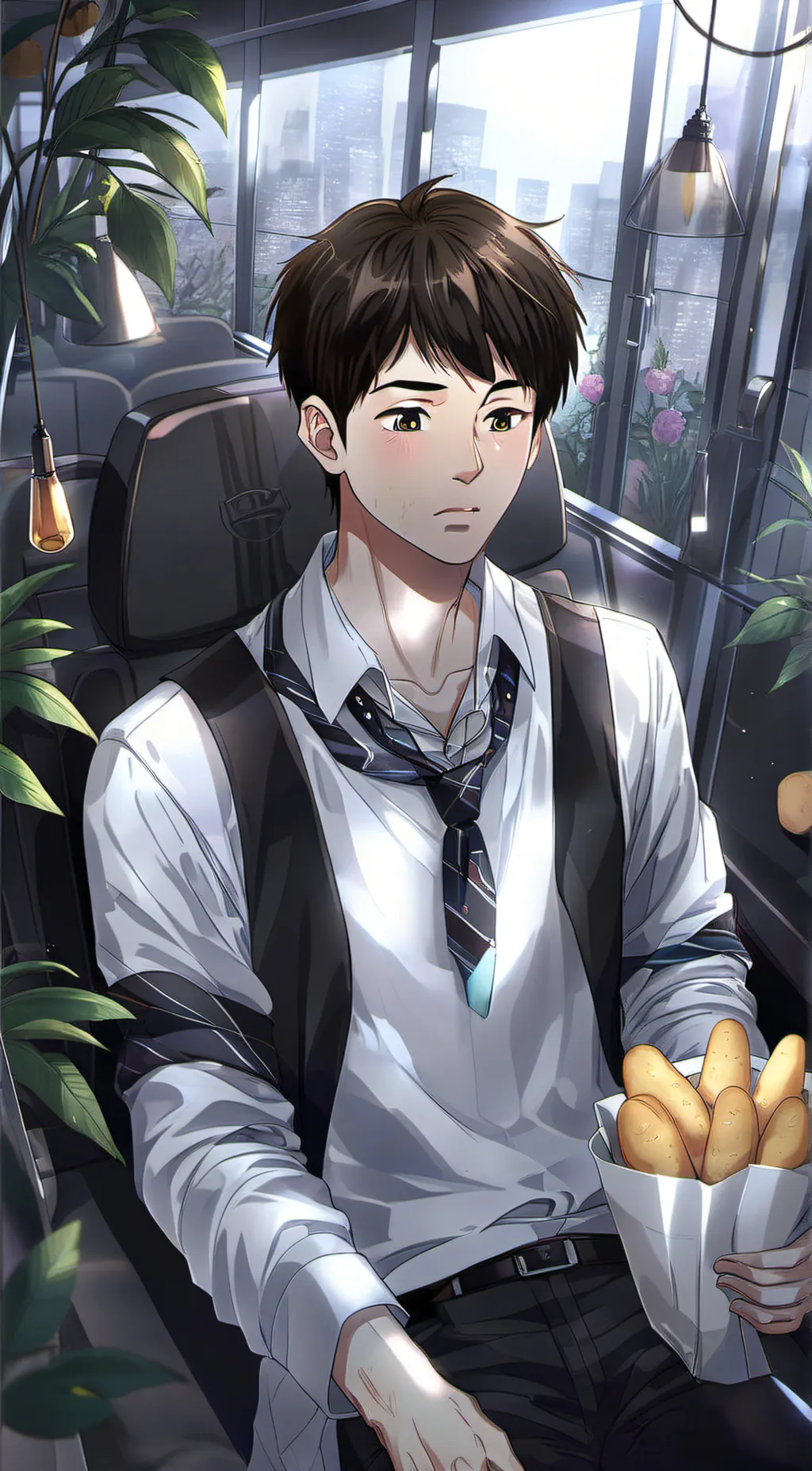 ai character: Potato background