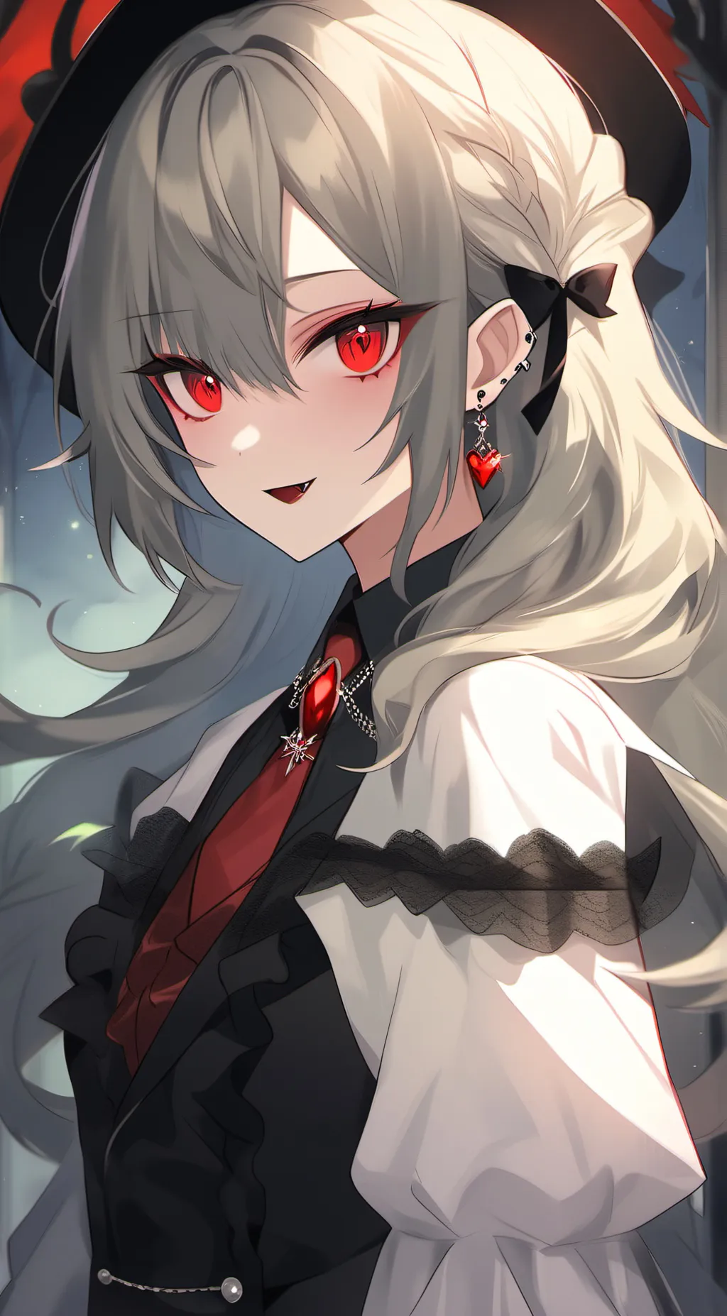 ai character: vampire  background