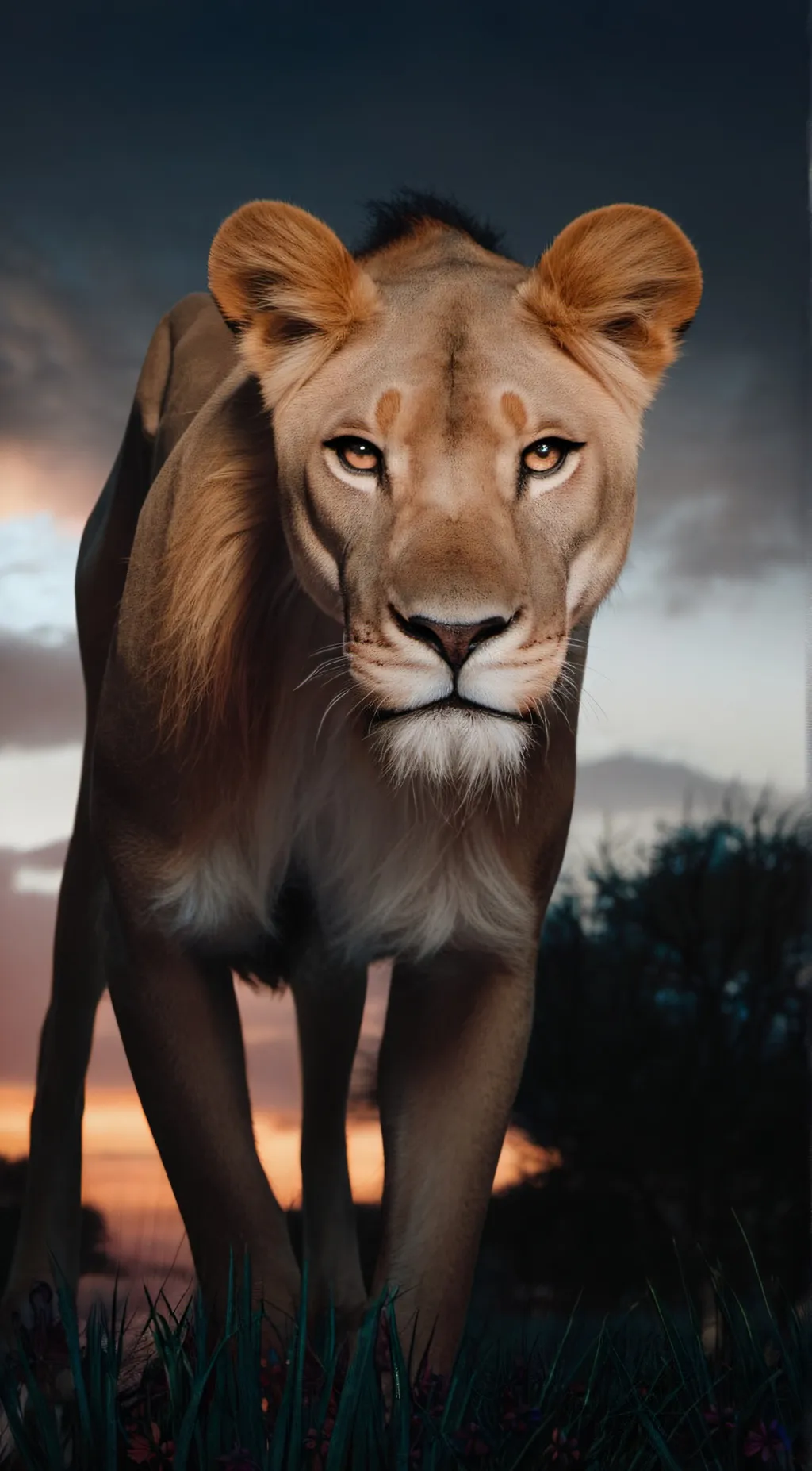 ai character: Lioness background