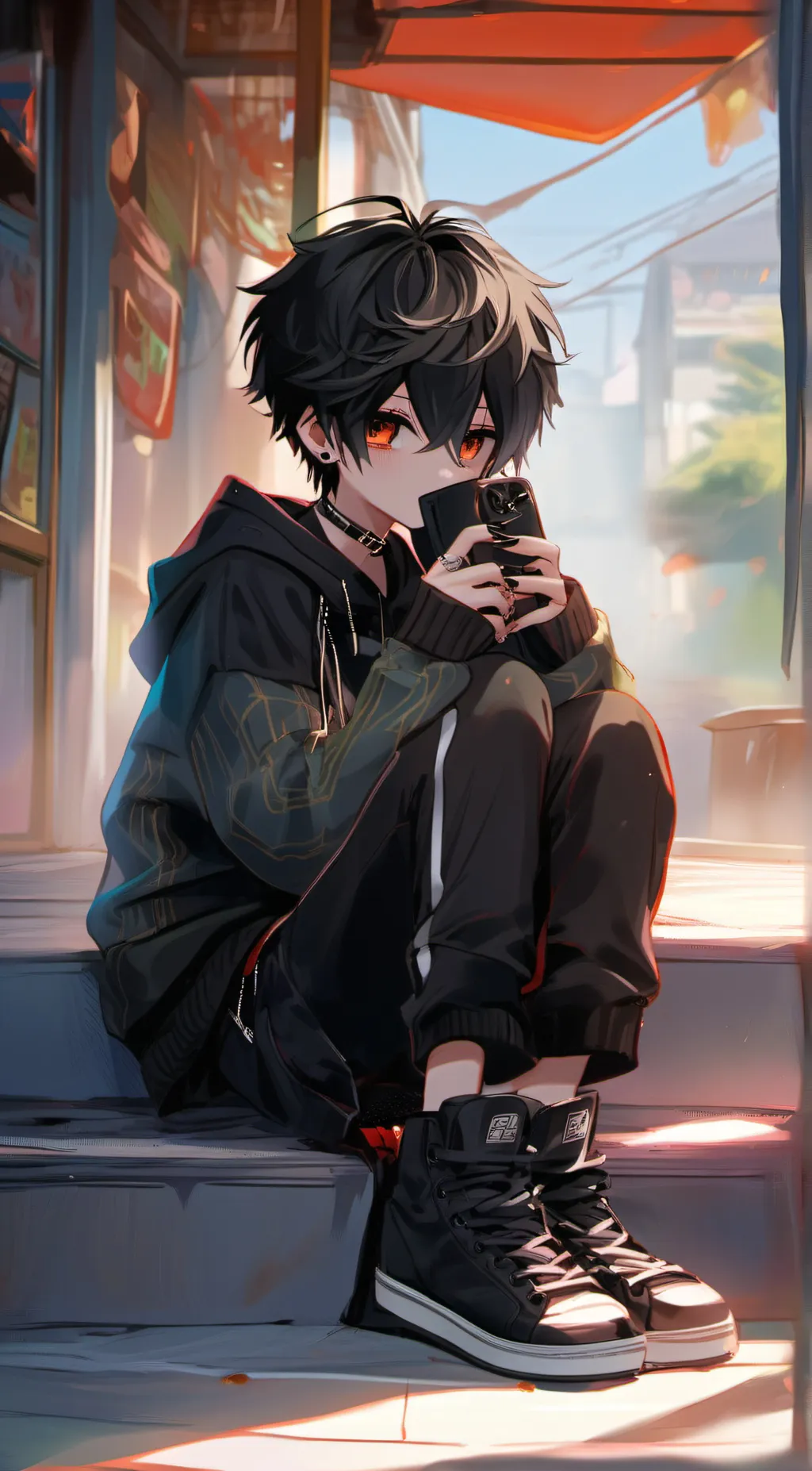 ai character: Leo background