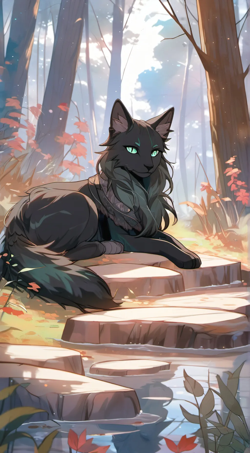ai character: Selene background